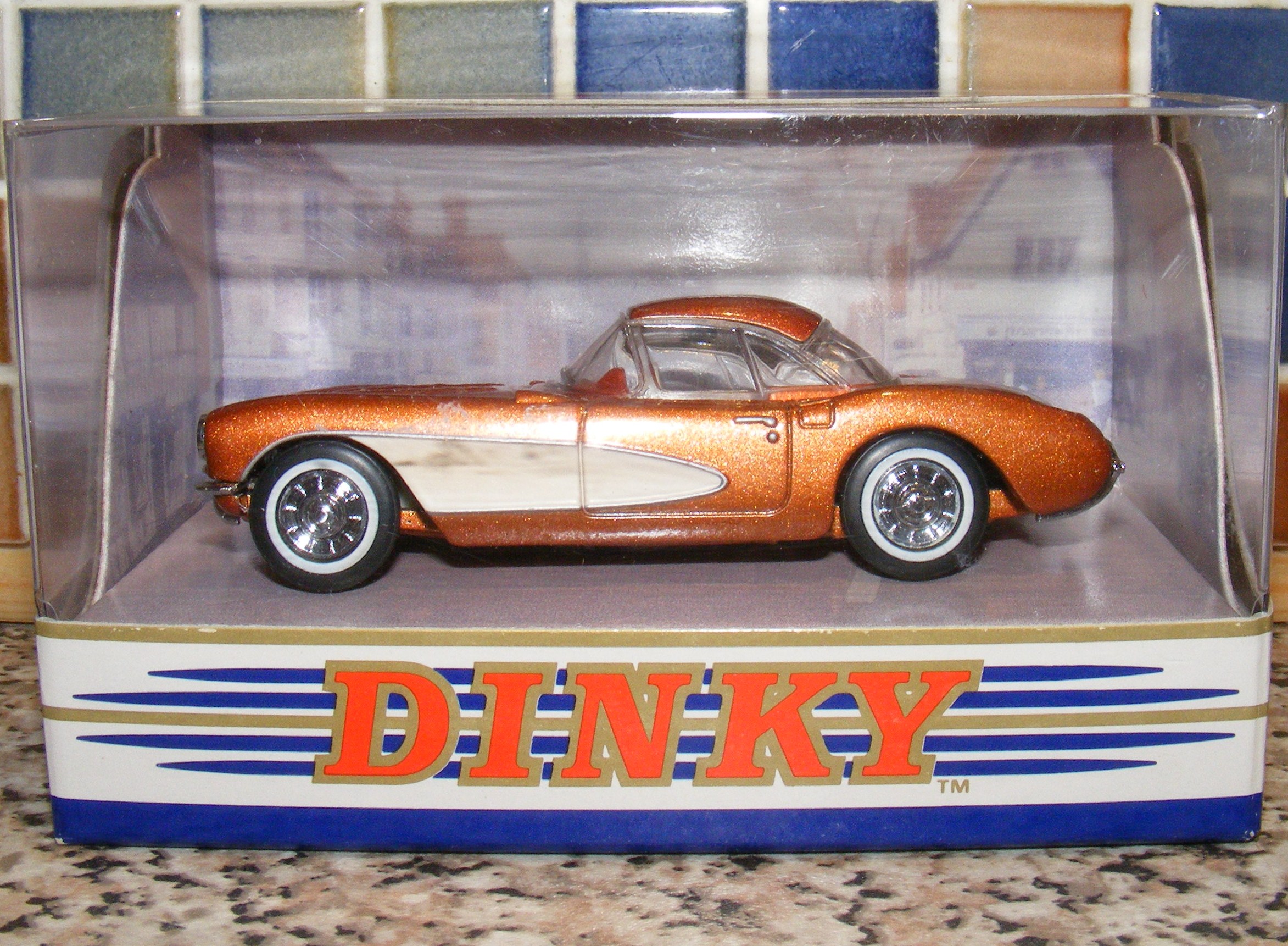 Dinky Matchbox Series DY23B 1956 Chevrolet Corvette Yesterdays Toys