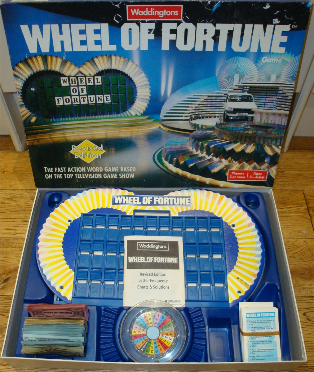 Wheel of best sale fortune board game