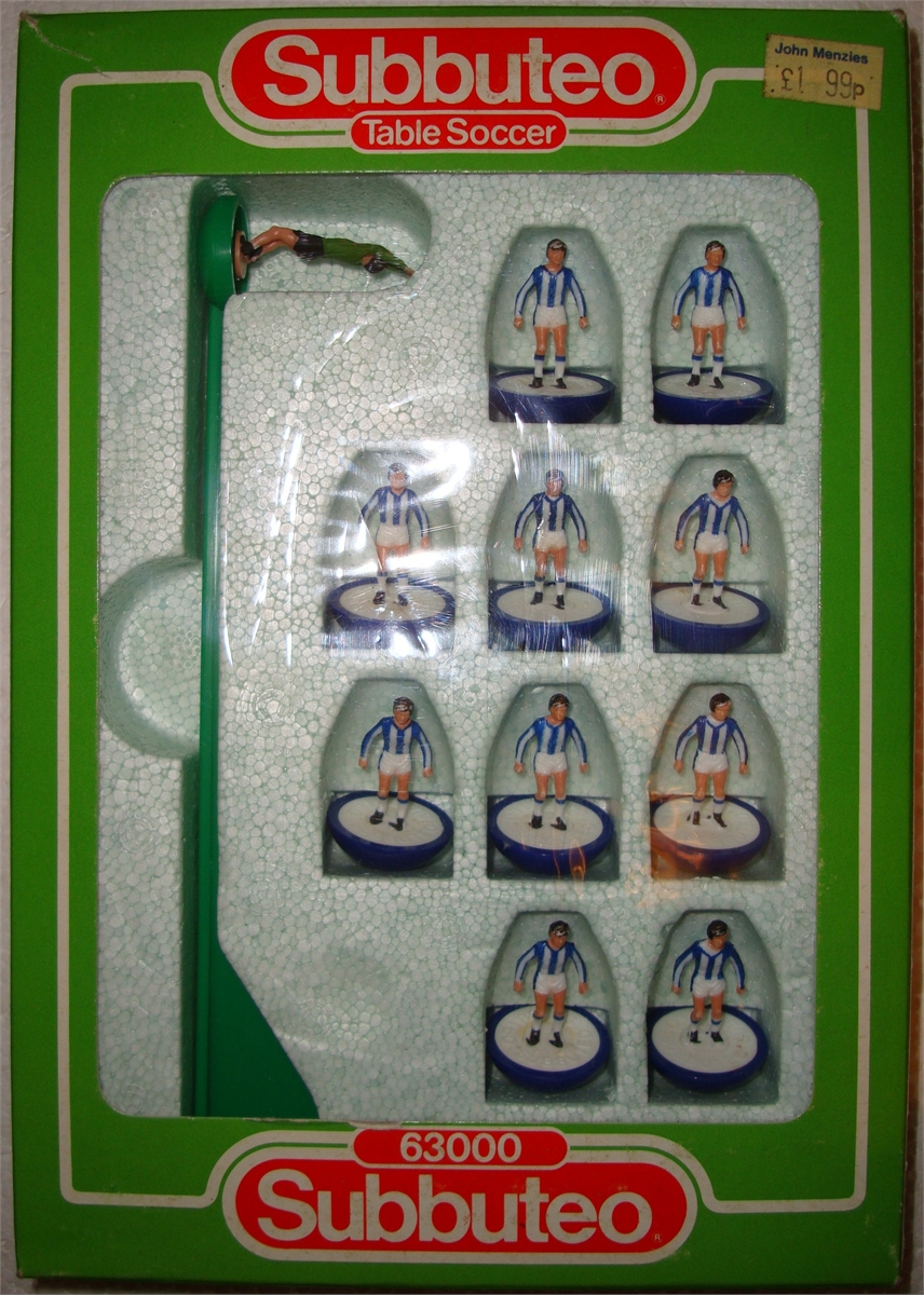 Subbuteo Lightweight Team Ref.464 West Bromwich Albion ~ Mid 1980's ...