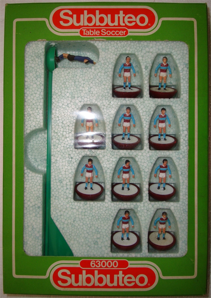 Subbuteo Lightweight Team Ref.488 West Ham Utd ~ 1984-85 - Yesterdays Toys