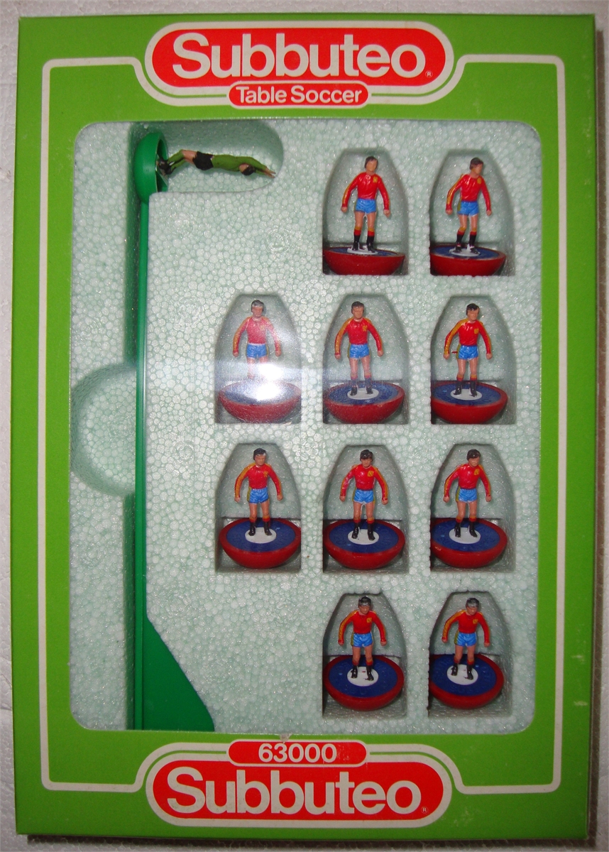 Subbuteo Lightweight Team Ref.433 Spain ~ 1987-93 - Yesterdays Toys