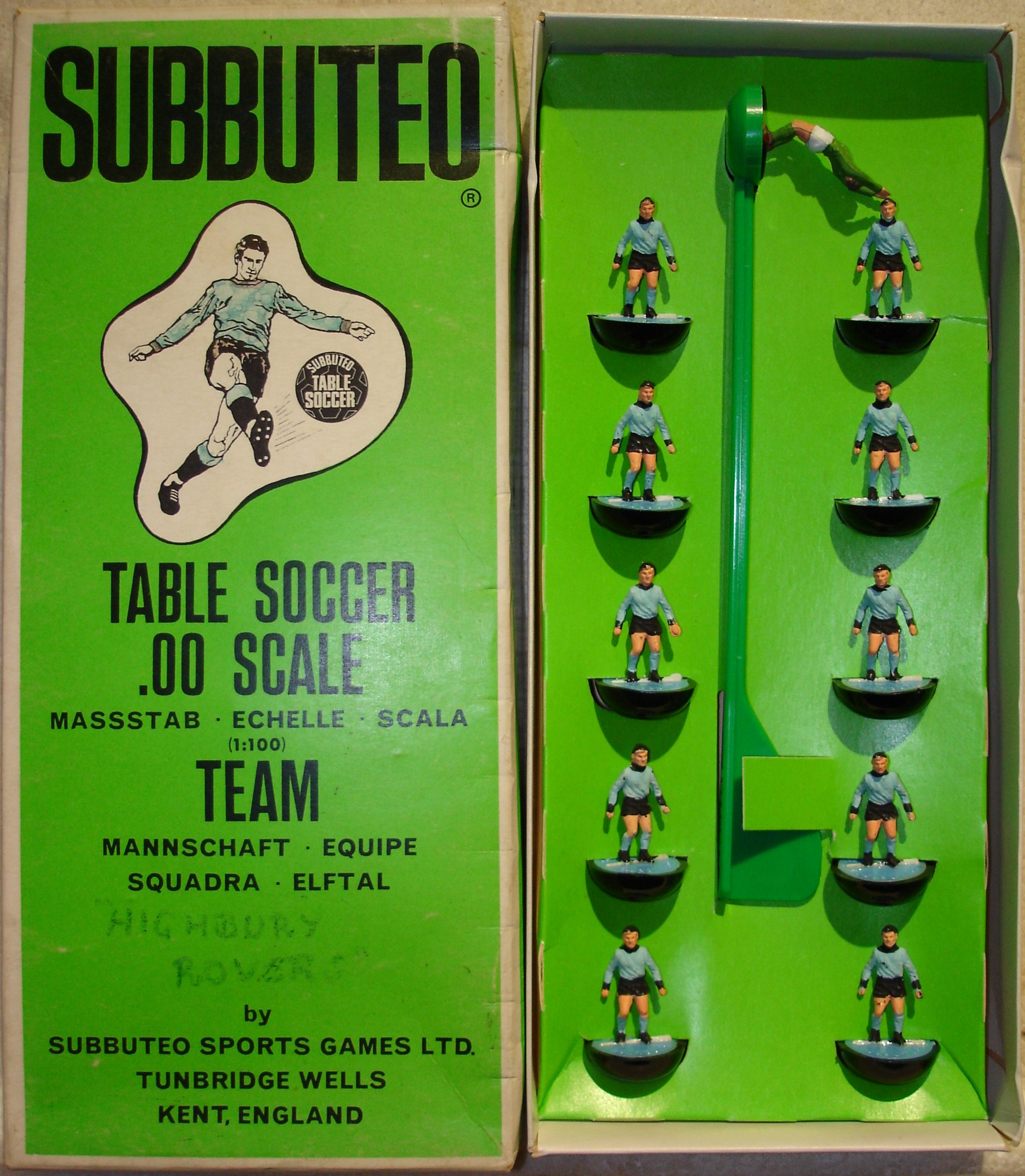 Subbuteo Heavyweight Team Ref.172 Coventry City - Yesterdays Toys
