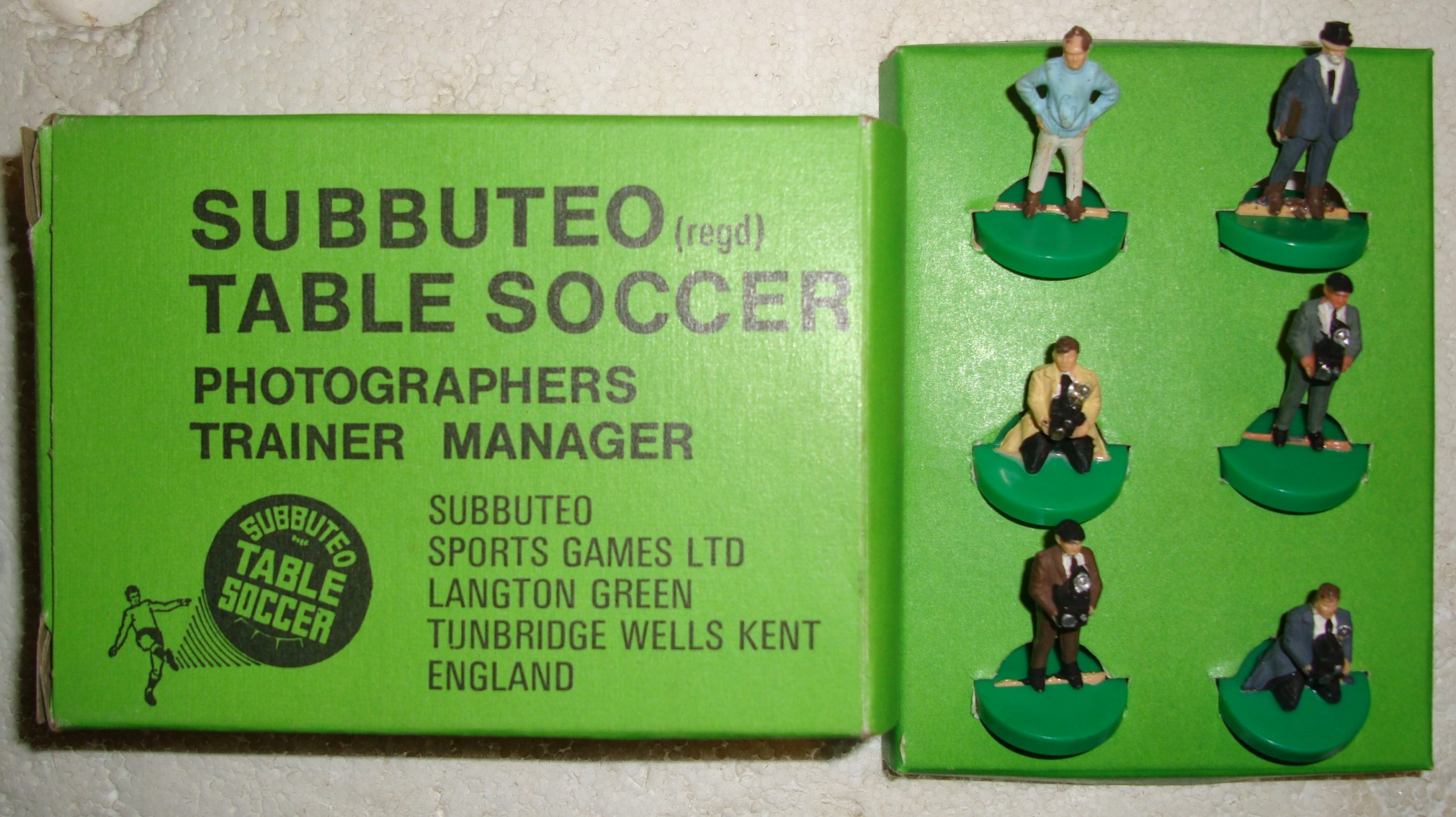 Subbuteo Ref C.104 Photographers / Trainer / Manager Set ~ Late 1970's ...