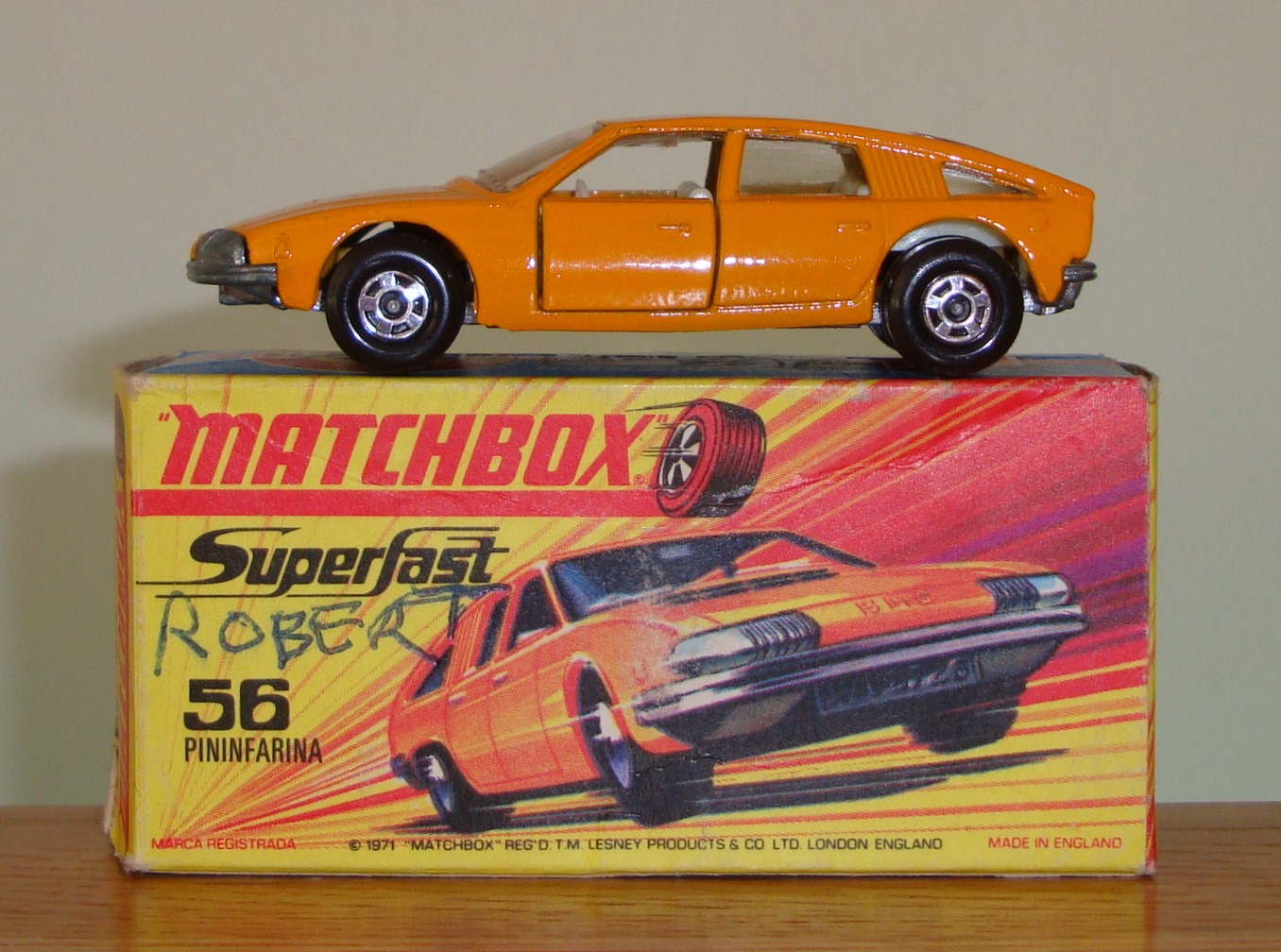 Voiture Miniature Matchbox Superfast N°56 - BMC 1800 Pininfarina - Occasion Collection